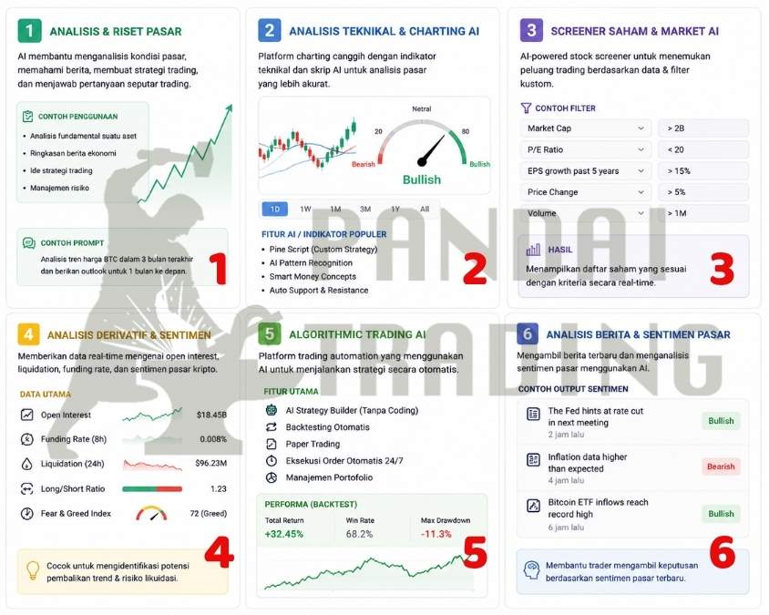 Dashboard AI Trading PandaiForex — XAUUSD & Forex